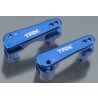 Caster blocks (c-hubs), aluminum, left & right (blue-anodized) (TRX-6832X)