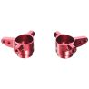 Steering blocks, 6061-T6 aluminium,  left & right (red anodized) (TRX-6837R)