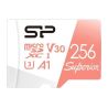 Silicon Power Micro SDHC card Superior 256GB met adapter 