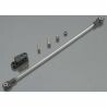 Rudder pushrod, assembled/ servo horn/ 3x18mm bcs (stainless) (1)/ 3x15mm cs (stainless) (1)/ 3x6mm cs (stainless) (1)/ nl 3.0 (1)