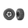 Traxxas SCT Black Wheels & Bfgoodrich Tires (2) (TRX-5883-BLK)