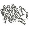 HPI - Body clip (8mm/black/20pcs) (6203)