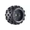 Louise MT-MCROSS Medium banden op zwarte velgen voor 1/8 MT - 0 offset - Removable Hex