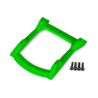 Traxxas skid plate, roof (body)/ 3x12mm CS (4) (groen) (TRX-6728G)