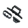 Bumper, rear/ bumper mount, rear (TRX-6737)