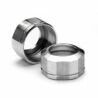 Shock cap 12 x 0.8mm (silver/grooved)