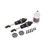 Traxxas Shocks, GTR long (steel gray) (assembled, without springs) (2) (TRX-7461-STGRY)