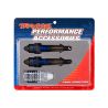 Shocks, GTR long blue-anodized, PTFE-coated bodies with TiN shafts (fully assembled, without springs) (2) (TRX-7461)