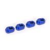 Traxxas - Suspension pin retainer, 6061-T6 aluminum (blue-anodized) (4) (TRX-7743-BLUE)