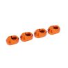 Traxxas - Suspension pin retainer, 6061-T6 aluminum (orange-anodized) (4)  (TRX-7743-ORANGE)