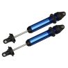 Shocks, GTX, aluminum, blue-anodized (fully assembled w/o springs) (2)