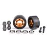 Traxxas - Wheels, wheelie bar, 6061-T6 aluminum (orange-anodized) (TRX-7775T)