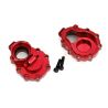 Portal housings, inner (rear), 6061-T6 aluminum (red-anodized) (TRX-8253R)