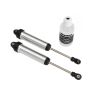 Traxxas - Shocks, GTR, silver aluminum (fully assembled w/o springs) (front, no thread) (2) (TRX-8451)