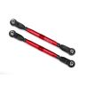 Traxxas - Toe links, front, Unlimited Desert Racer (TUBES red-anodized, 7075-T6 aluminum, (TRX-8547R)