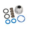 Carrier, differential, aluminum (front or center)/ x-ring gaskets (2), ring gear (TRX-8581X)