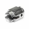 Heavy-duty cup joint 7 x 19mm (silver/d cut)