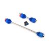 Driveshafts, center E-Revo (steel constant-velocity) front (1)/ rear (1) (TRX-8655R)