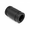 HPI - Silicone exhaust coupling 15x25x40mm (black) (87052)