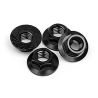 Serrated flange nut m4 (steel/4pcs)