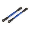 Toe links, front (TUBES blue-anodized) (TRX-8948X)