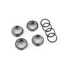 Traxxas - Spring retainer (adjuster), gray-anodized aluminum, GT-Maxx shocks (4) (TRX-8968-GRAY)