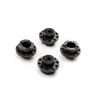 Traxxas - Center Caps, Wheel (Black) (4) (TRX-9075)