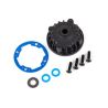 Housing, center differential/ x-ring gaskets (2)/ 5x10x0.5 PTFE-coated washer (1)/ 2.5x8 CCS (4) (TRX-9081)