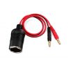 Traxxas - 12V ADAPTER (FEMALE) TO BULLETCONNECTORS, TRX-2980 (TRX-2980)