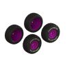 Arrma - Dboots fortress tire set glued (purple) (2 pairs)