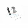 GPM Spring Steel Anti-Thread Tie Rod with Alu. Servo Horn 25T, Silver - Arrma Kraton 6S