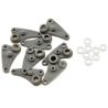 Rocker arm set, long travel/ plastic bushings (8)