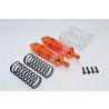 Aluminium instelbare voor schokdempers, Oranje - Traxxas Slash 4x4