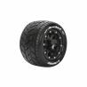 Louise MT-Rocket - MFT 1/10 banden op 2.8" bead-lock velgen zwart - 0 Offset - Hex 12mm