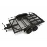 Fastrax 1/10 Scale Aluminum Dual Axle Trailer met oprijplaten en verlichting
