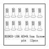 Screw Pin (M3*9.5) 12 PCS