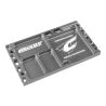 Team Corally Multi-purpose Ultra Tray - CNC Machined aluminium - Titanium Color