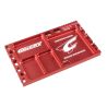 Team Corally Multi-purpose Ultra Tray - CNC Machined aluminium - Red Color
