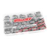 Team Corally - Button Head Hex schroeven set M4 - Zwart (265 pcs)