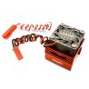 Integy Super Brushless Motor Heatsink + Cooling fan, Red - Traxxas 1/16