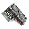 Integy Super Motor Heat + Twin Cooling voor 40mm motoren - Gun Metal