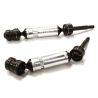 Integy Dual Joint Telescopic Drive Shaft (2), Silver - Traxxas Bandit