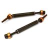 Integy Dual Joint Telescopic Drive Shafts - Traxxas E-Revo, E-Maxx BL, Summit - Oranje
