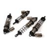 Integy Billet Machined Piggyback Shock Set, Grey - Arrma Kraton 6S