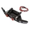 Integy Realistic Front Alloy Bumper w/ LED for Traxxas TRX-4 Black