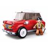 Sluban Car Red bouwstenen set