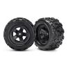 Tires & wheels, assembled, glued (Teton 5-spoke wheels, Teton tires) (2)