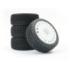 Fastrax 1/10 rally banden op velgen - Wit