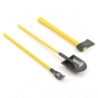 Fastrax Scale 3-Piece Painted Hand Tools Shovel/Axe/Pry Bar