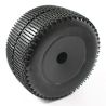 Siege Rear Mounted Wheel/Tyre Black (PR) (FTX6697B)